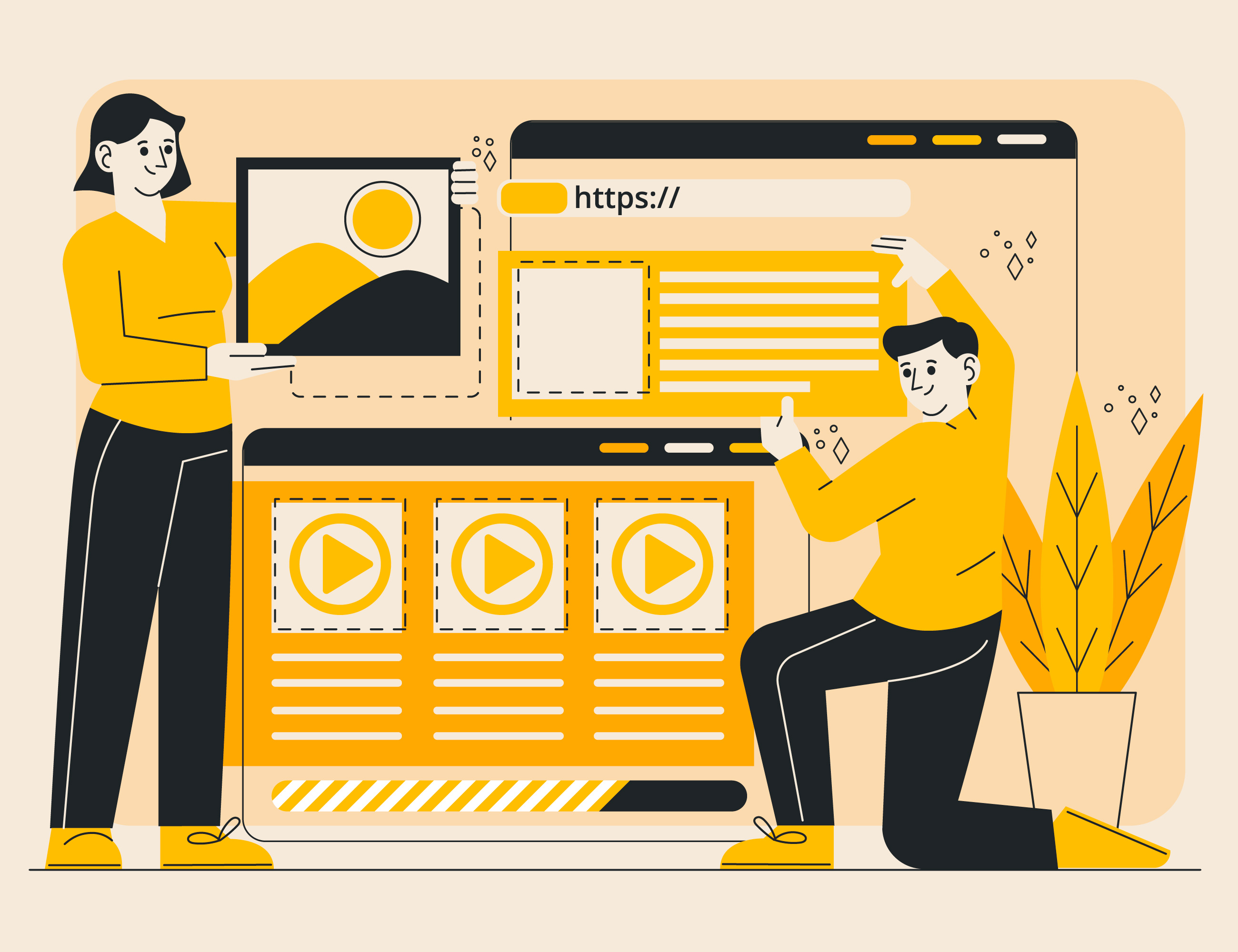 Modern website development for small businesses